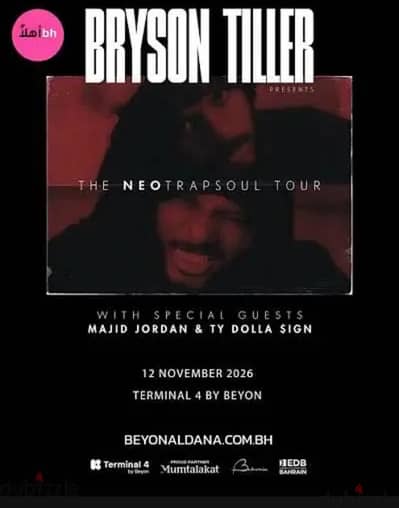 Bryson tiller ticket GC