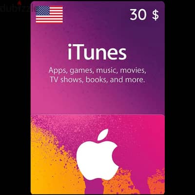 Apple iTunes gift card 30$ - USA