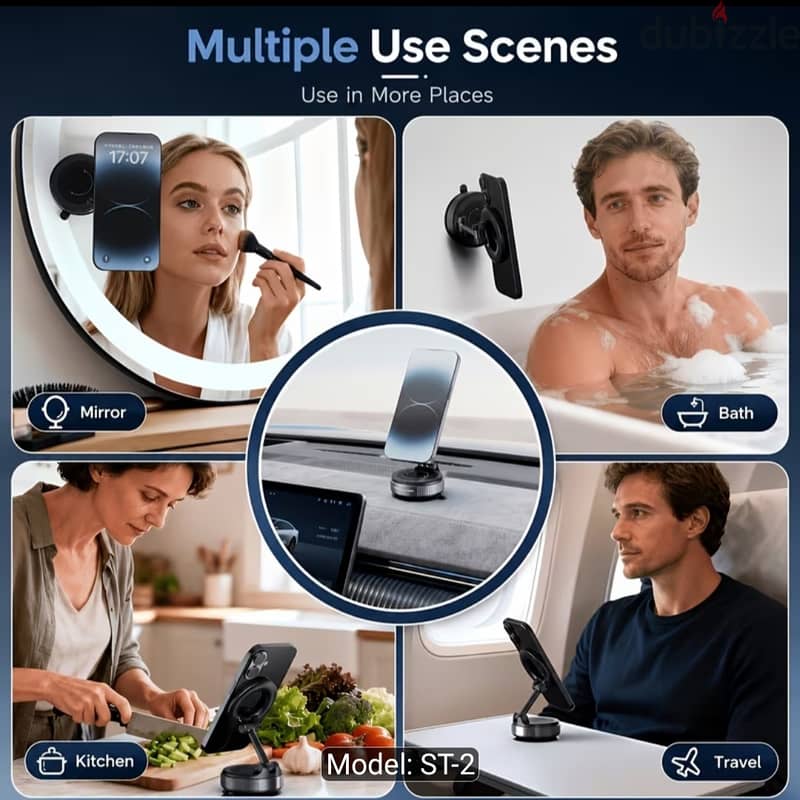 Car Phone Holder | Flexible | Multi Purpose | Vacuum Holder 2