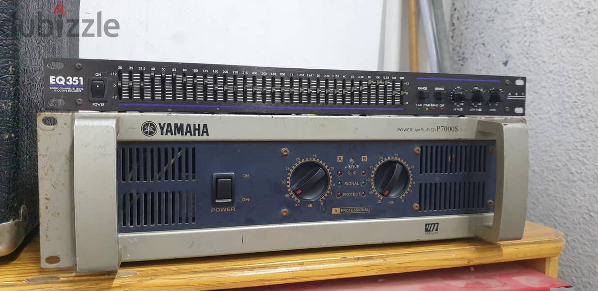 yamaha p7000s  amplifier & EQ  351-31 band 2