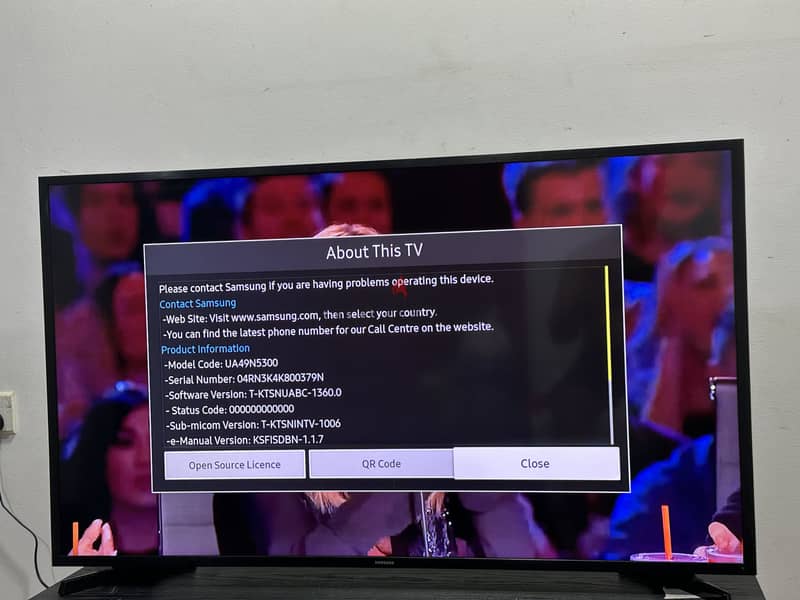 Samsung 50" inch smart tv ( whatsp only 34249696 4