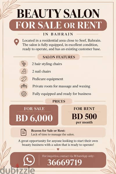 Beauty salon