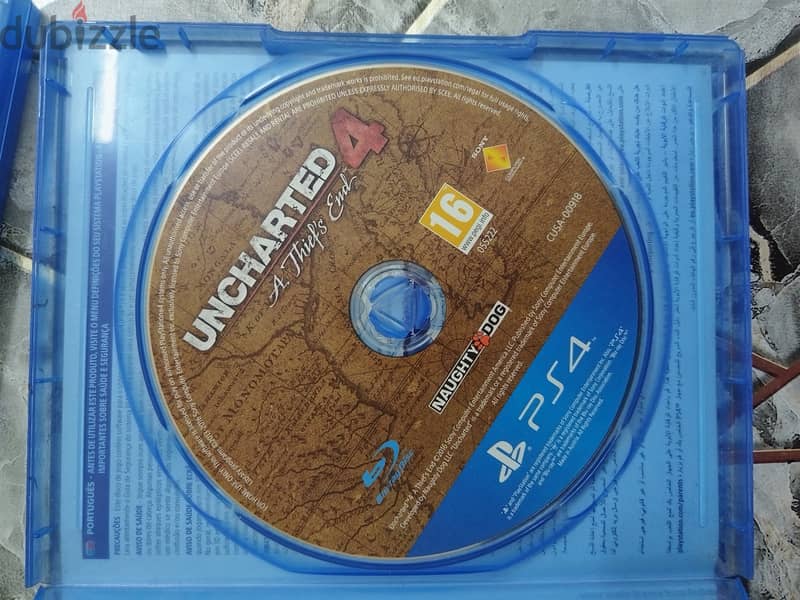 Uncharted 4 and God of war ps4 used 1
