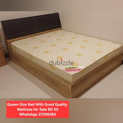 150x200 Bed with Medicated Mattress & other items for sale Delivery