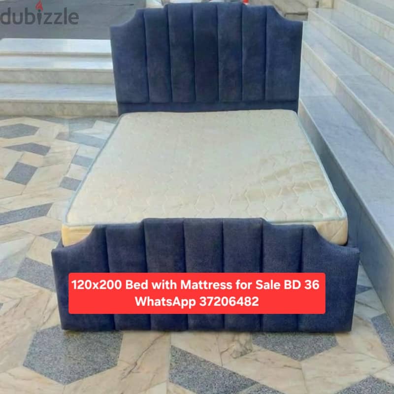150x200 Bed with Medicated Mattress & other items for sale Delivery 3