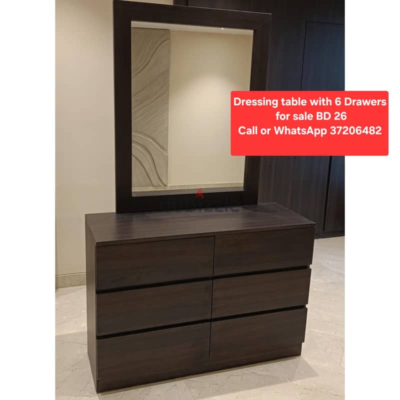 wardrobe and other items for sale with Delivery fixing 17