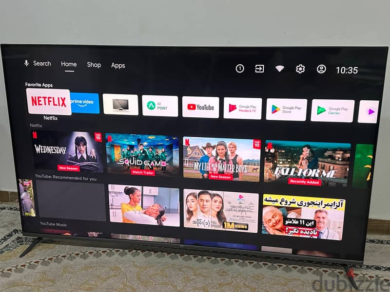 65" inch smart Android 4k UHD tv class pro ( whstsp only 34248448 ) 3