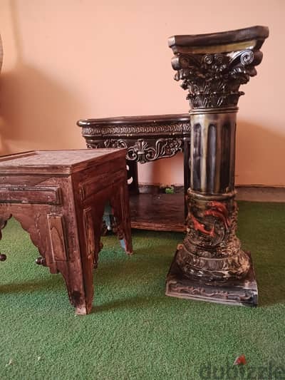 طاولات وديكور  كلاسيكي للبيع Classic tables and decor for sale
