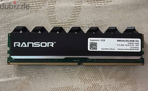 Ransor Gaming 8GB 3600Mhz DDR4 Ram