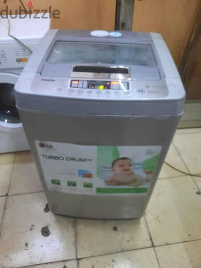 8kg lg top lood good working wash