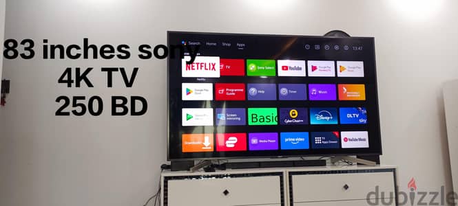 83 inches sony 4K TV