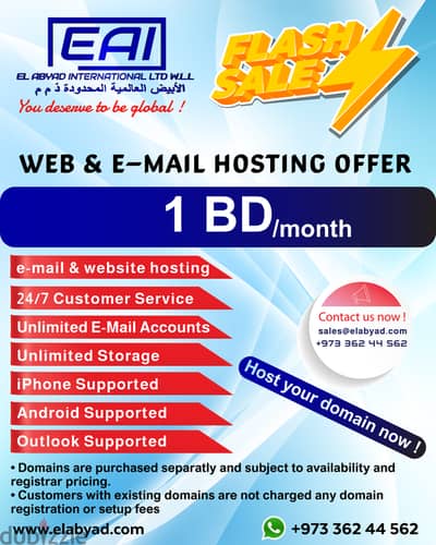Web & e-mail hosting