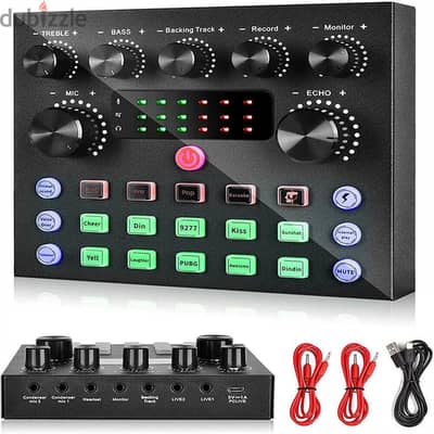 V8s Plus Sound Card live streaming and Broadcasting