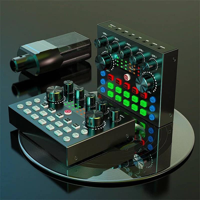 V8s Plus Sound Card live streaming and Broadcasting 2