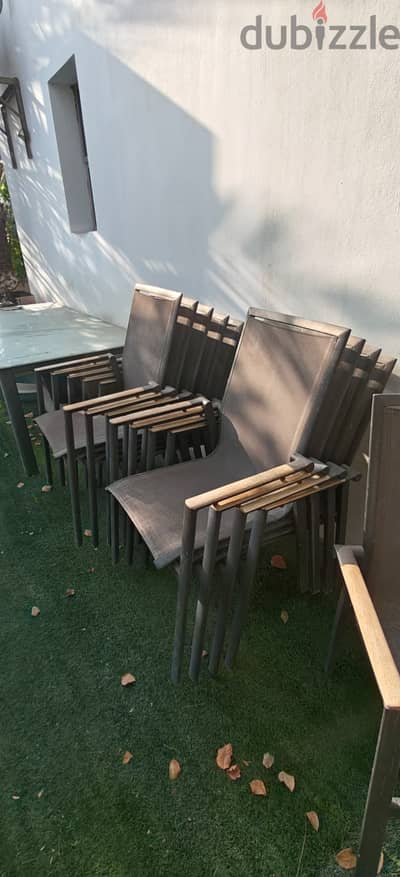 Premium Outdoor Garden Chairs – Aluminium Frame & Mesh Seating