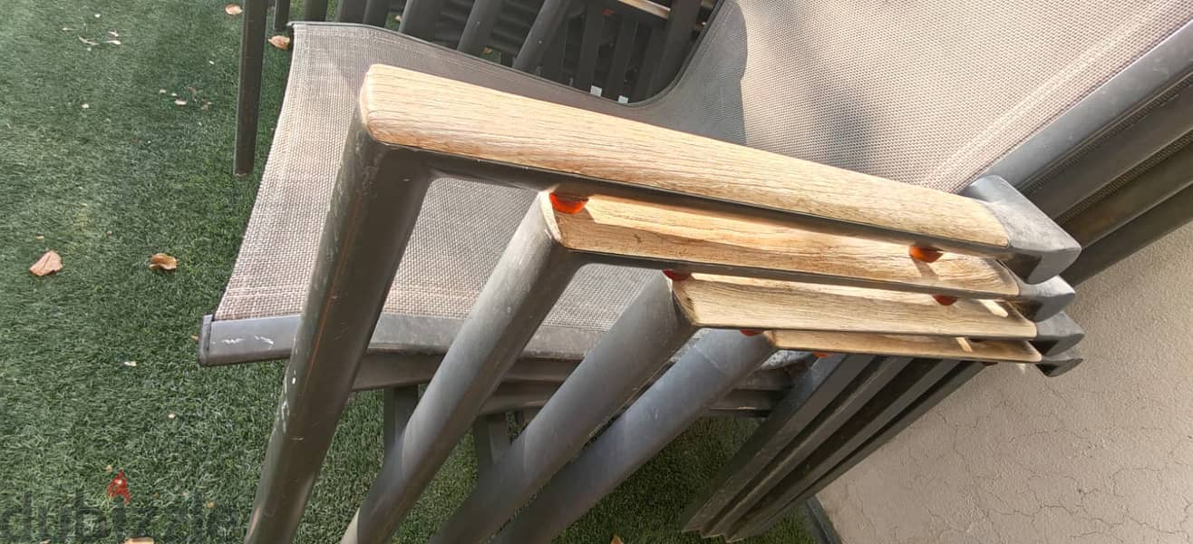 Premium Outdoor Garden Chairs – Aluminium Frame & Mesh Seating 3