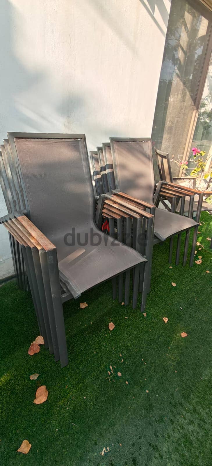 Premium Outdoor Garden Chairs – Aluminium Frame & Mesh Seating 5
