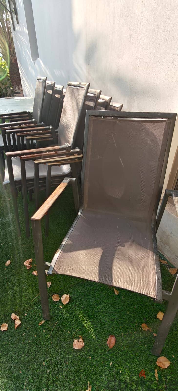 Premium Outdoor Garden Chairs – Aluminium Frame & Mesh Seating 6