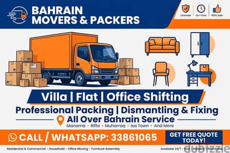 Expert House Shifting and Packing Bahrain