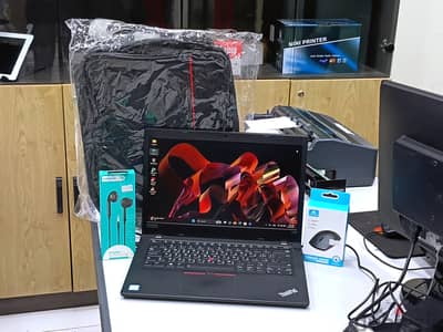 Lenovo Laptop i7 8th Gen 8GB RAM 256GB SSD 14" Full HD IPS Only BD 86