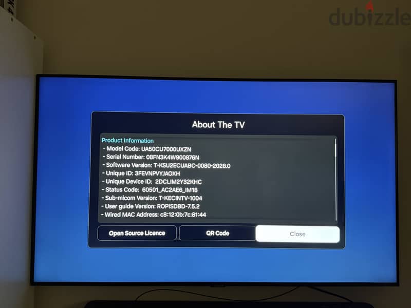 SAMSUNG 50" 2