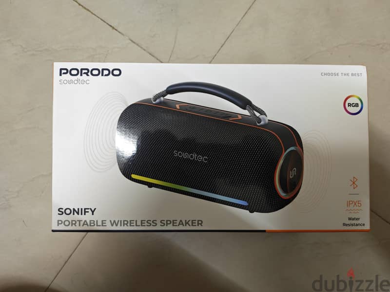 Porodo Soudtec Portable Wireless Speaker 3