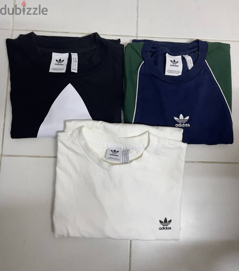 For sale Adidas heavy cotton, excellent to new condition 3pcs 10BD 6