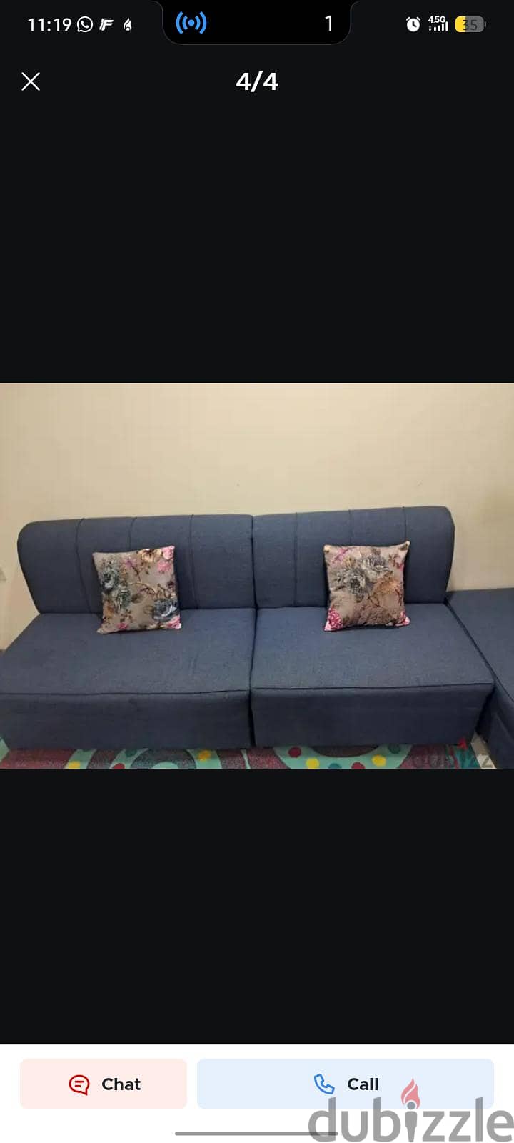 neat ND clean sofa 1 month use  only. in good condition 3