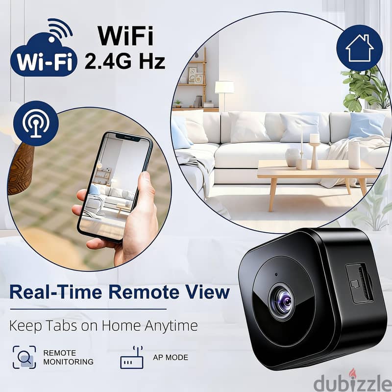 Mini WiFi Camera – HD, Night Vision, Motion Detection 1