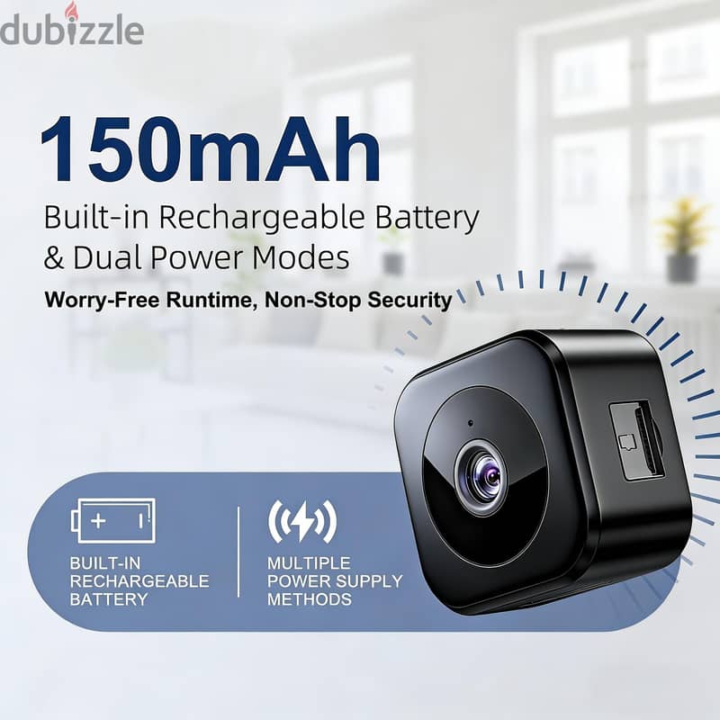 Mini WiFi Camera – HD, Night Vision, Motion Detection 2