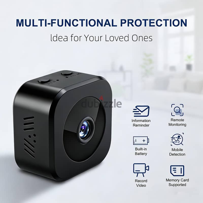 Mini WiFi Camera – HD, Night Vision, Motion Detection 3