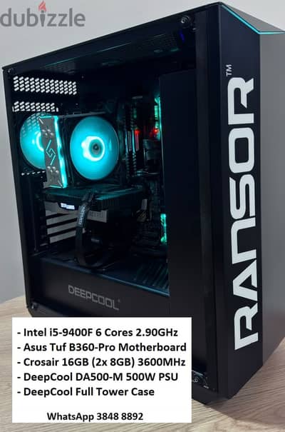 Gaming PC Intel i5-9400F GPU