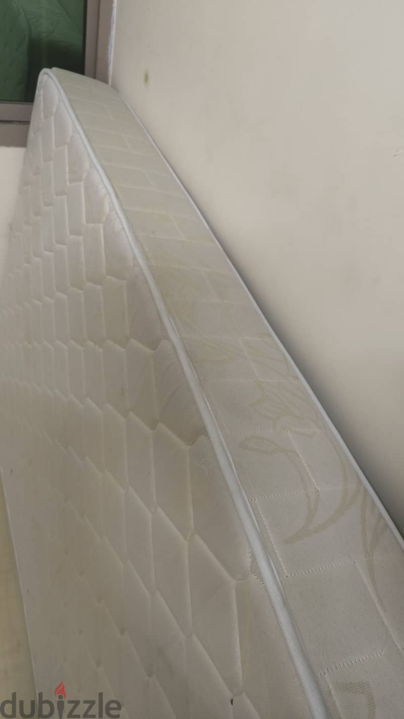 Urgent Sale – Used Double Mattress 124x200 cm + Pillow 1