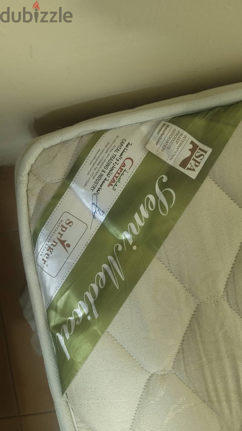 Urgent Sale – Used Double Mattress 124x200 cm + Pillow - Furniture ...