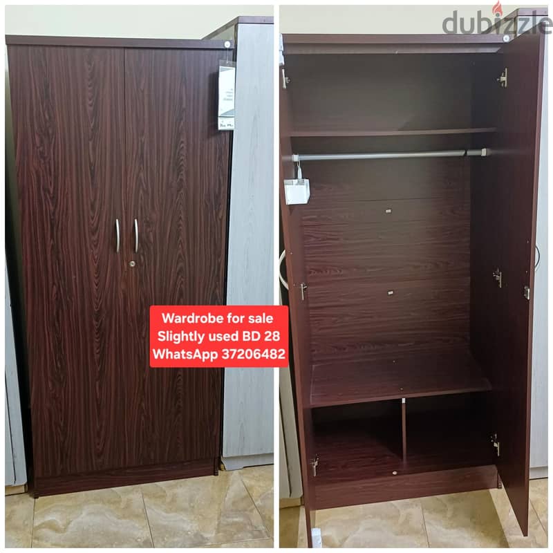Wardrobe and other items for sale with Delivery fixing 7
