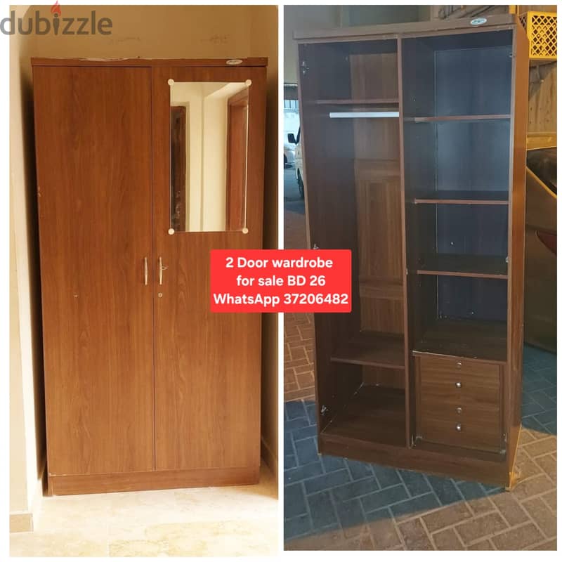 Wardrobe and other items for sale with Delivery fixing 16