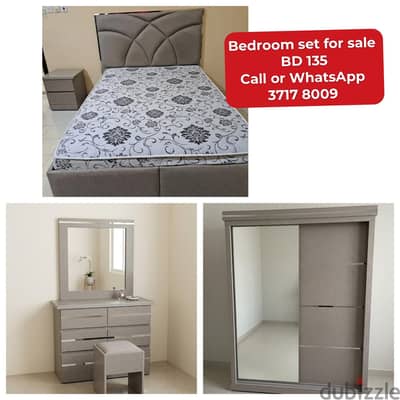 Bedroom set and other furniture for sale with delivery