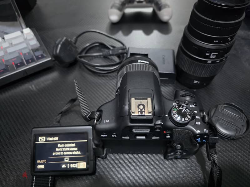 DSLR 750D with 2 lens In very good condition 1