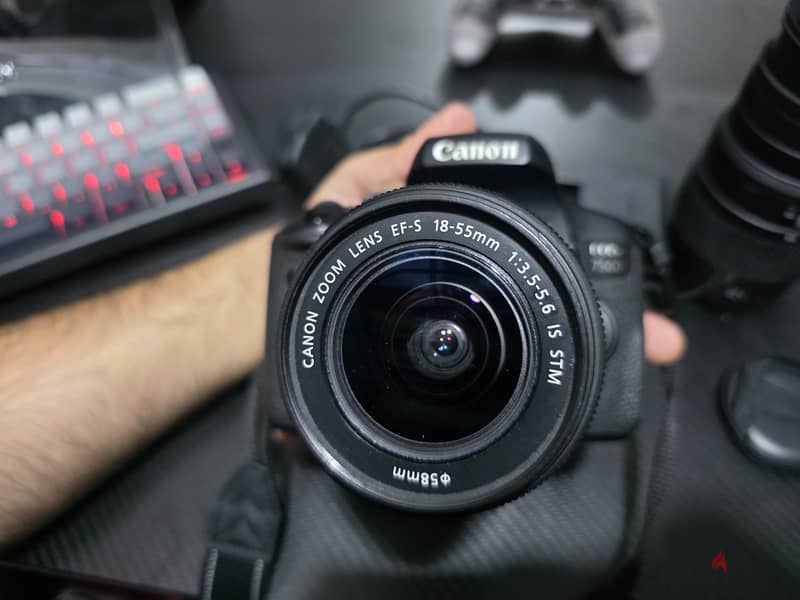 DSLR 750D with 2 lens In very good condition 5