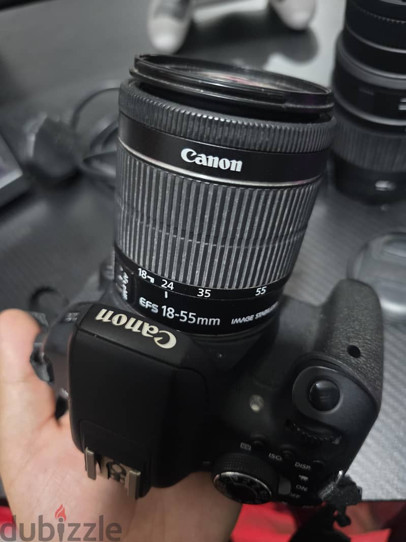DSLR 750D with 2 lens In very good condition 6