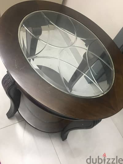 Side wood table for sale 70x60