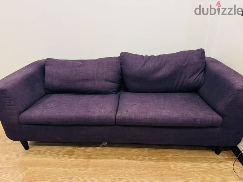 Table and chairs + sofa 1