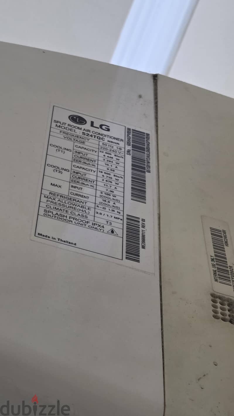 AC Split LG 2 TON(22.000 BTU) 2