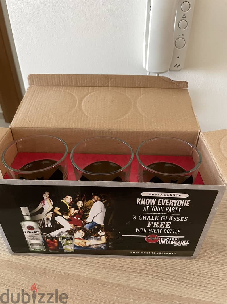 Bacardi glasses 3
