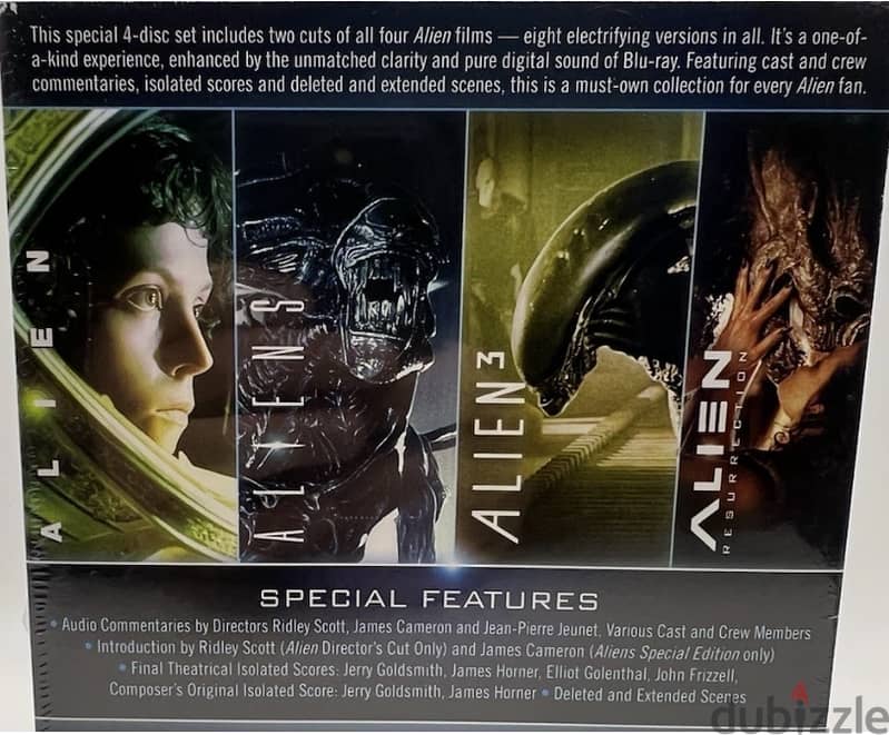 Alien Anthology 4 Disc Blu Ray Box Set All 4 Film 1