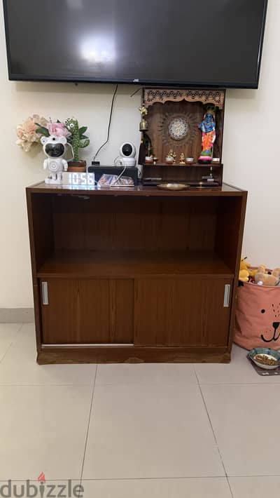 Wooden TV Unit with Storage for Sale