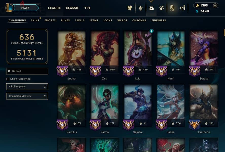 League of Legends Acc 1