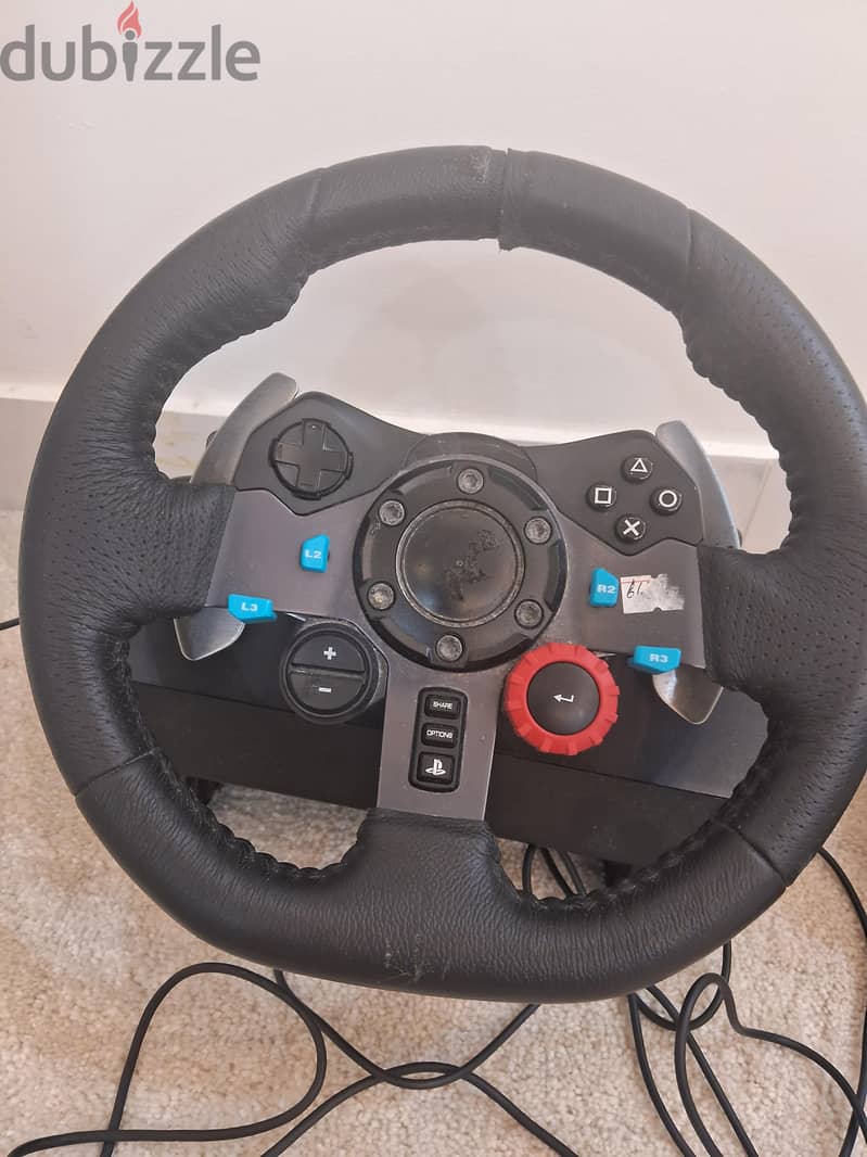 FOR SALE  G29  DRIVING FORCE RACING WHEELللبيع طقم  مقود سترنغ  مع 3