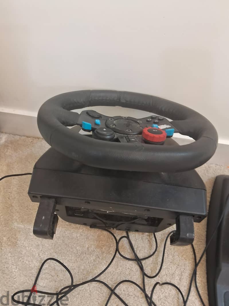FOR SALE  G29  DRIVING FORCE RACING WHEELللبيع طقم  مقود سترنغ  مع 5