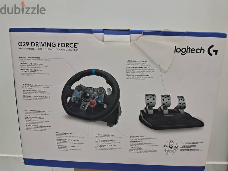 FOR SALE  G29  DRIVING FORCE RACING WHEELللبيع طقم  مقود سترنغ  مع 13